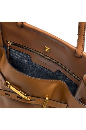 Brown Tilda top handle bag GIANNI CHIARINI | BS11491MDDPRCK206